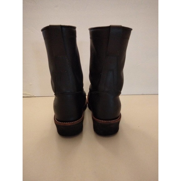 Western Chief Black leather lace up boots men size 9 main image 4